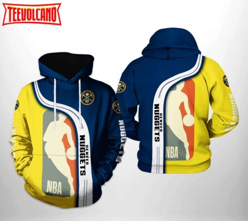 Denver Nuggets NBA Team 3D Printed Hoodie