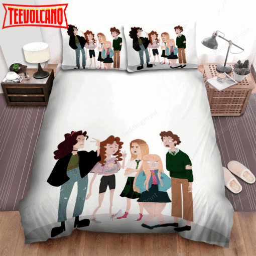 Derry Girls Movie Digital Art 4 Bed Sheets Duvet Cover Bedding Sets