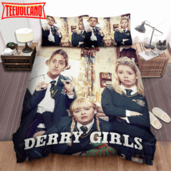 Derry Girls Movie Poster 1 Bed Sheets Duvet Cover Bedding Sets