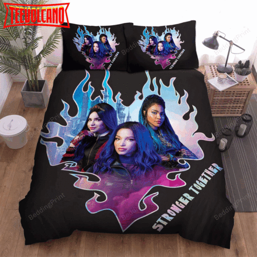 Descendants Chillin Like A Villain Bed Sheets Duvet Cover Bedding Sets