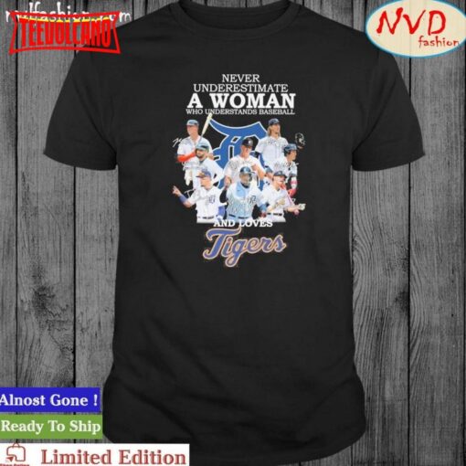 Design never underestimate a woman who understands Football and loves tigers 2023 shirt