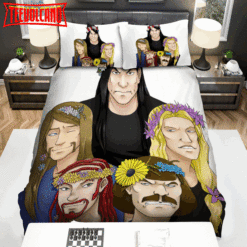 Dethklok Band Flower Bed Sheets Duvet Cover Bedding Sets