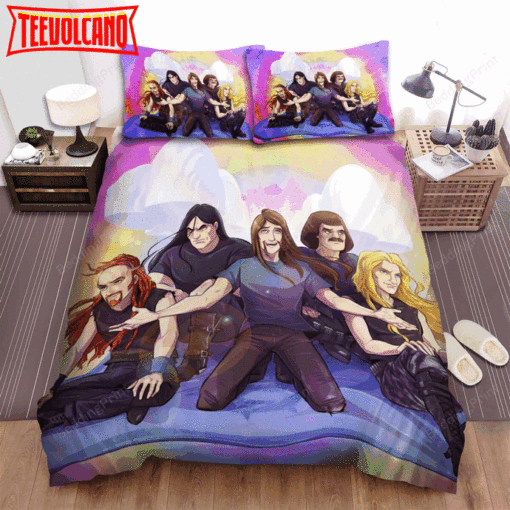 Dethklok Band Rainbow Bed Sheets Duvet Cover Bedding Sets