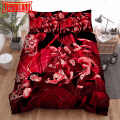 Dethklok Band Red Bed Sheets Duvet Cover Bedding Sets