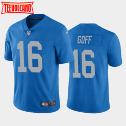 Detroit Lions Jared Goff Blue Throwback Limited Jersey