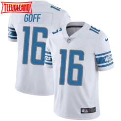 Detroit Lions Jared Goff White Limited Jersey