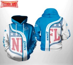 Detroit Lions NFL Team 3D Printed Hoodie