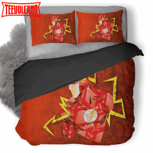 Digital Art The Flash Duvet Cover Bedding Set