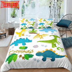 Dinosaur Pattern Dinosaurus Bed Sheets Duvet Cover Bedding Sets