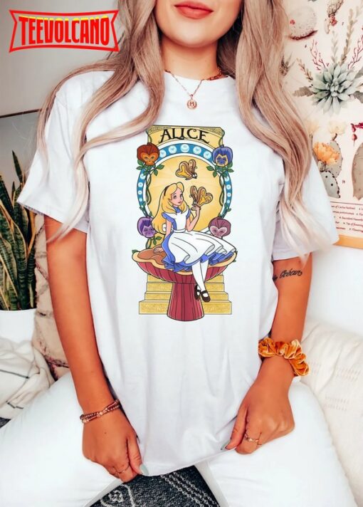 Disney Alice In Wonderland Vintage T-Shirt, Disney Princess Alice Shirt