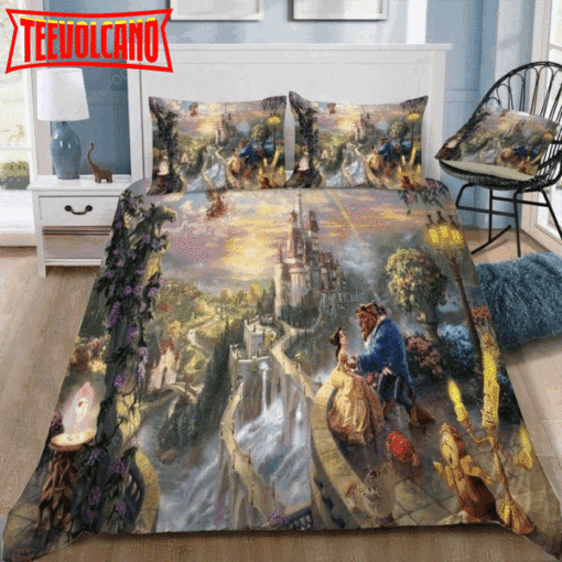 Disney Beauty And The Beast #6 Duvet Cover Bedding Set Ta0307