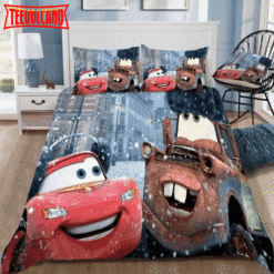 Disney Cars Lightning McQueen And Mater 3D Bedding Set