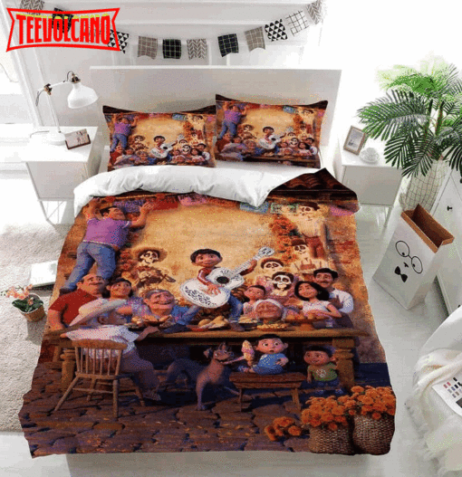 Disney Coco Family Bedding Set Duvet Cover