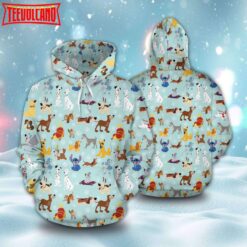 Disney Dog Blue Stitch 101 Dalmatians 3D Printed Hoodie