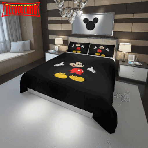 Disney Mickey Mouse 3D Customized Duvet Cover Bedding Set