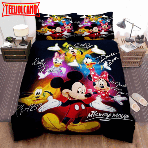 Disney Mickey Mouse And Friends 12 Duvet Cover Bedding Set