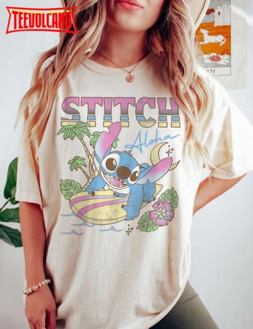 Disney Stitch Shirt, Stitch Aloha Comfort Colors Shirt, Stitch Hawaii Shirt