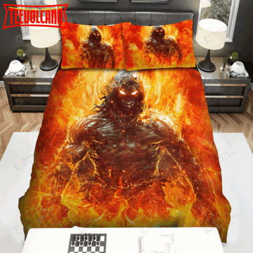 Disturbed, Into The Fire Album Bed Sheets Duvet Cover Bedding Sets