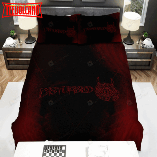 Disturbed, The Band Logo Bed Sheets Spread Duvet Cover Bedding Sets