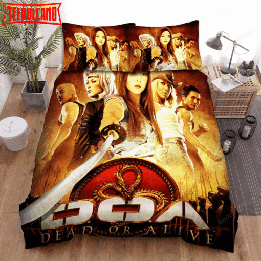 Doa Dead Or Alive Movie Poster 3 Bed Sheets Duvet Cover Bedding Sets