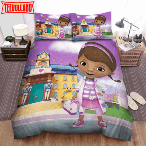 Doc Mcstuffins Helicopter Bed Sheets Duvet Cover Bedding Sets