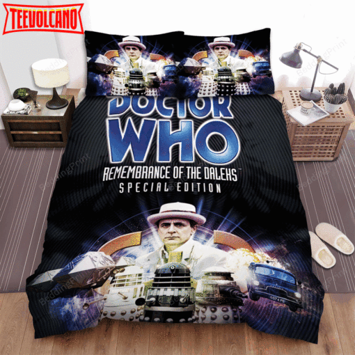 Doctor Who Seventh Doctor Poster Bed Sheets Duvet Cover Bedding Sets