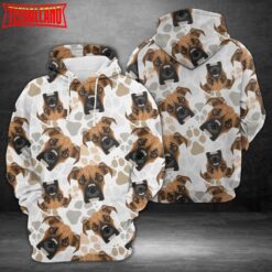 Dog Paws Boxer 3D Printed Hoodie