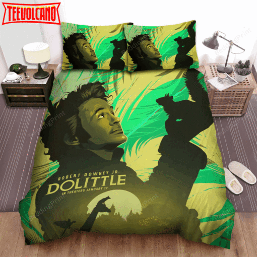 Dolittle Movie Poster Art Bed Sheets Duvet Cover Bedding Sets