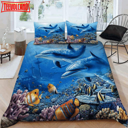 Dolphin Bed Sheets Duvet Cover Bedding Sets