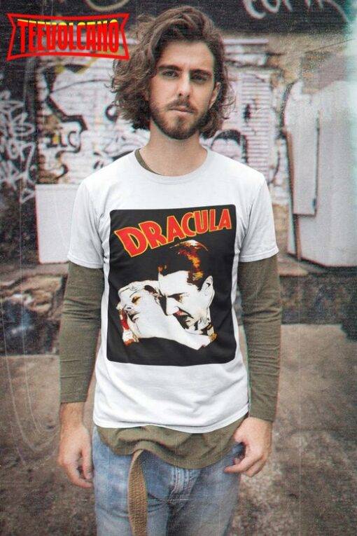 Dracula Soft T-Shirt, Classic Monster Movie Poster T Shirt