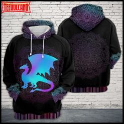 Dragon Zen Pattern 3D Printed Hoodie