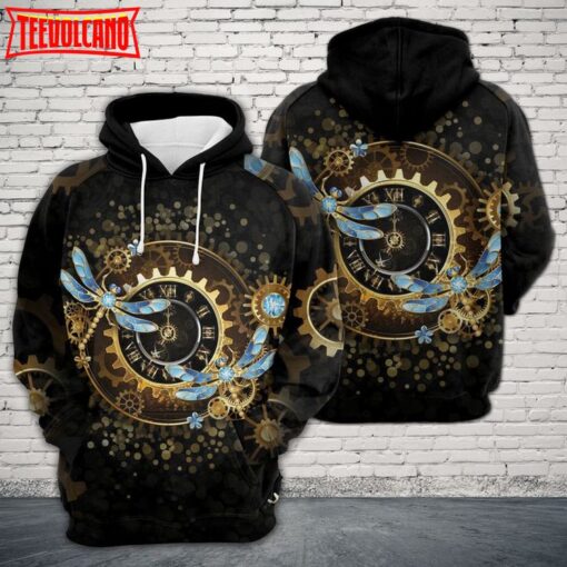 Dragonfly Time Machine 3D Printed Hoodie