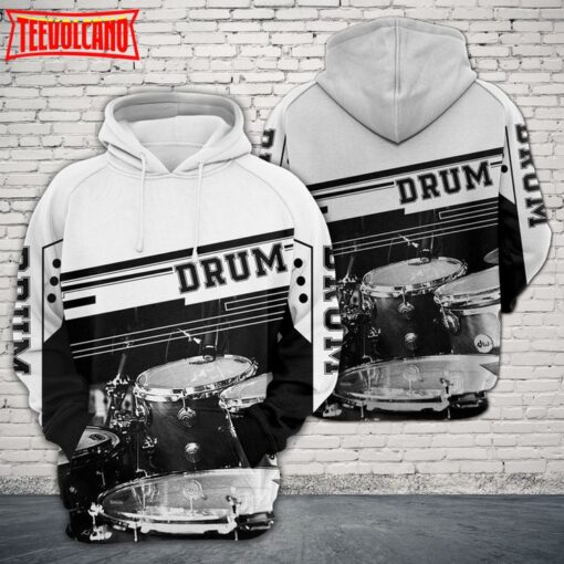 Drum 3D Printed Hoodie