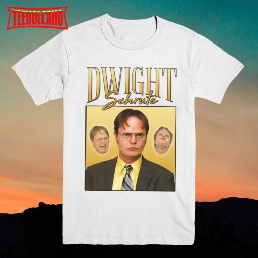 Dwight Schrute T Shirt Vintage Homage T-shirt