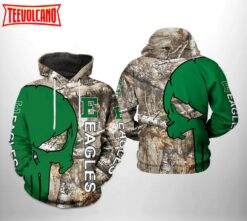 Eastern Michigan Eagles NCAA Camo Veteran Hunting 3D Printed Hoodie