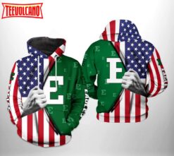 Eastern Michigan Eagles NCAA US FLag 3D Printed Hoodie