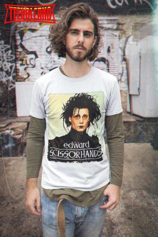 Edward Scissor Hands Movie Poster T Shirt, 90s Movie Nostalgia Shirt