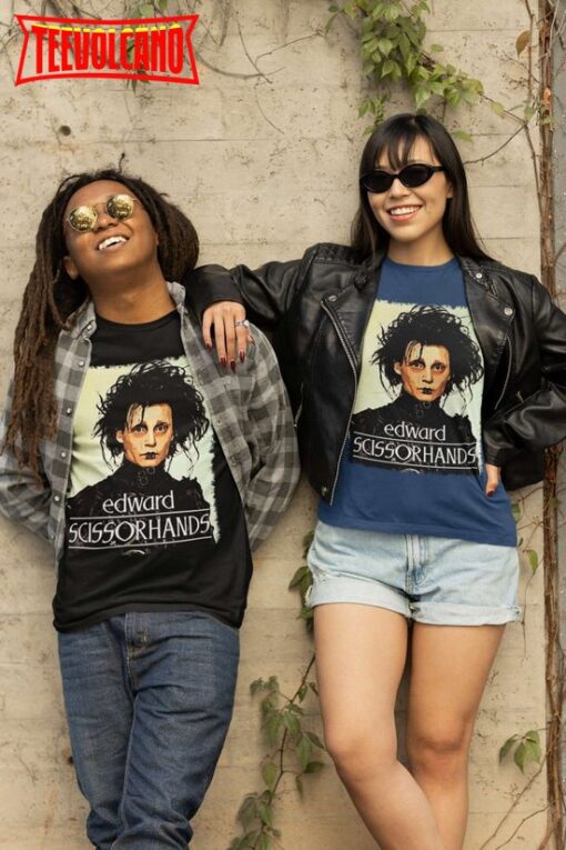 Edward Scissor Hands Movie Poster T Shirt, 90s Movie Nostalgia Shirt