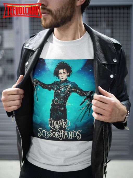 Edward Scissor Hands Movie Poster T Shirt, 90s Movie Nostalgia Unisex T Shirt