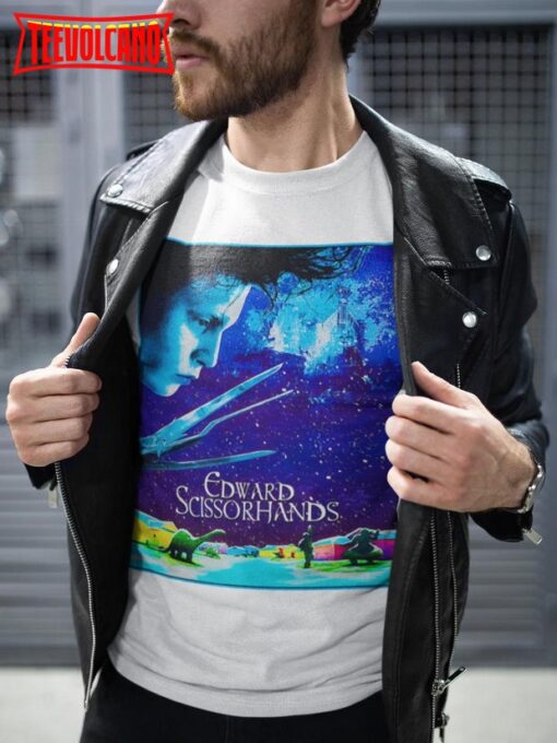 Edward Scissor Hands Soft T-Shirt, 90s Movie Nostalgia Shirt