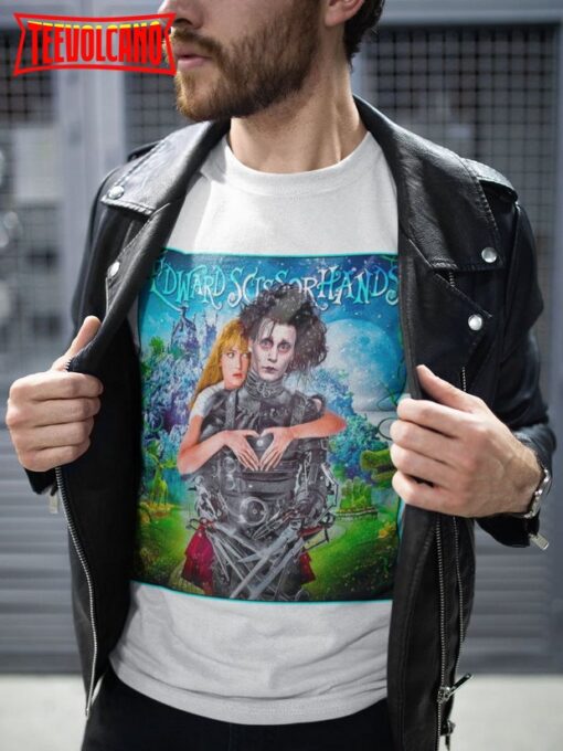 Edward Scissor Hands Soft T-Shirt, Edward Scissor Hands Movie Poster T Shirt