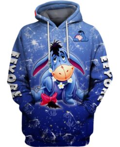 Eeyore Lover 3D Printed Hoodie