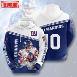 Eli Manning New York Giants 3D Printed Hoodie