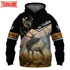 Elk Hunting 3D Printed Hoodie