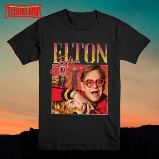 Elton John Shirt Vintage Homage T-shirt