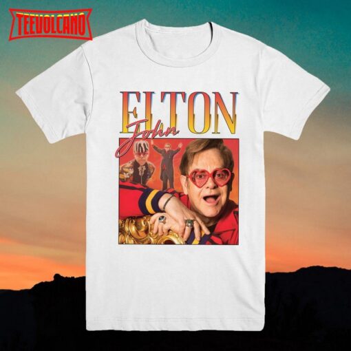 Elton John Shirt Vintage Homage T-shirt