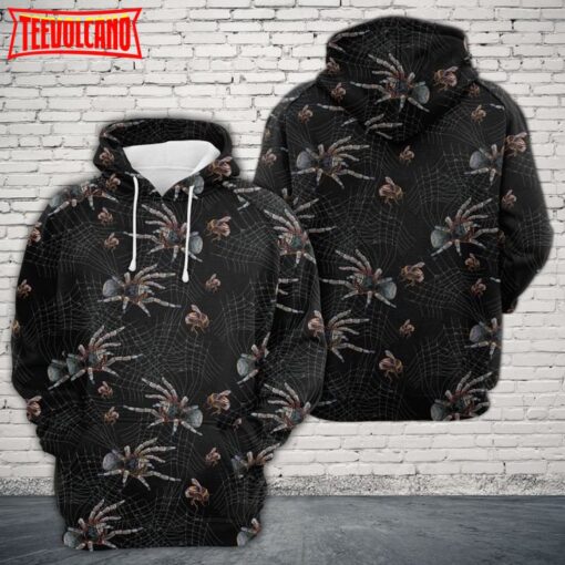 Embroidery Spider 3D Printed Hoodie