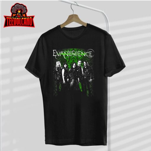 Evanescence – Band Photo Green T-Shirt