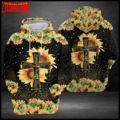 Faith Sunflower 3D Printed Hoodie