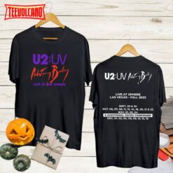 Fall Tour 2023 Rock Band U2 Shirt, Achtung Baby Live At Sphere U2 Band Shirt